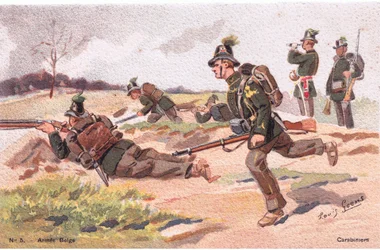 Carbiniers, Postcard, 1920s