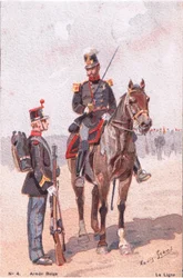 The Line, Postcard, 1920s