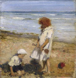 Playing on the Beach