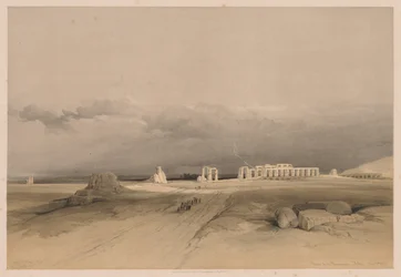Egypt and Nubia: Volume II - No. 8, Ruins of the Memnonium, Thebes