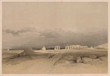 Egypt and Nubia: Volume II - No. 8, Ruins of the Memnonium, Thebes