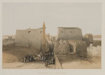 Egypt and Nubia, Volume II: Grand Entrance to the Temple of Luxor