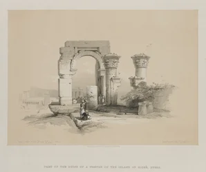 Egypt and Nubia, Volume II: Ruins - Temple on the Island of Biggeh, Nubia, 1847