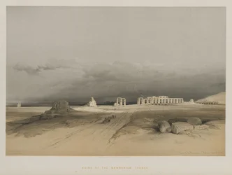 Egypt and Nubia, Volume II: Ruins of Memnonium, Thebes, 1847