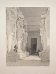 Egypt and Nubia: Volume I - No. 9, Excavated Temple of Gyrshe, Nubia