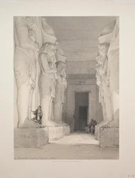 Egypt and Nubia: Volume I - No. 9, Excavated Temple of Gyrshe, Nubia