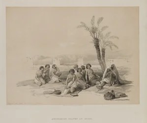 Abyssinian Slaves Resting at Korti-Nubia