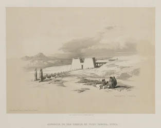 Egypt and Nubia, Volume I: Approach to the Temple of Wady Saboua, Nubia