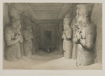 Egypt and Nubia, Volume I: Interior of the Temple of Abu Simbel