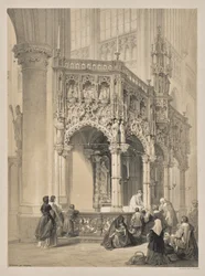 Sketches in Belgium and Germany, Second Series: No. 17 - Screens at Lierre