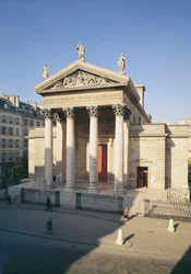 Facade of the Church of Notre-Dame de Lorette, built 1823-36