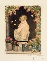 The Four Seasons: Summer, c.1928 (hand-coloured drypoint & aquatint)