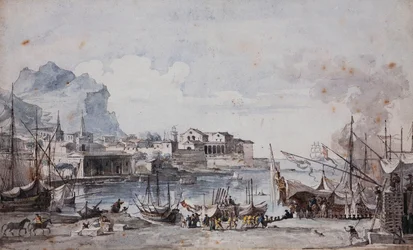 A View of the Port of Palermo