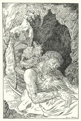 Giant Golden Beard (litho)