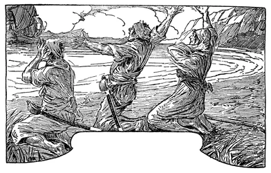Illustration by Louis Rhead (1857-1926) for the novel 