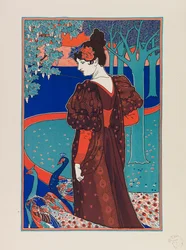 Woman with Peacocks, ca. 1897.