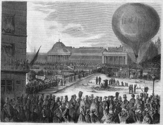 Ascent of the balloon 