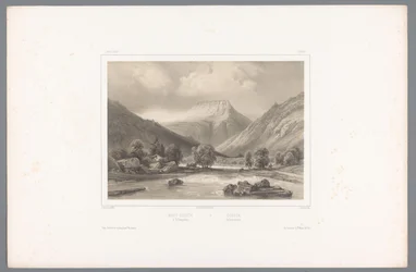 View of the Gaustatoppen in Telemark
