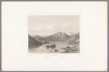 View of Lake Norsjø in Telemark