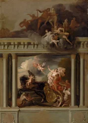 The Rape of Proserpine, Design for the Staircase of Devonshire House, London
