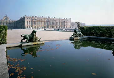 The West or Garden Facade viewed from the Parterre d