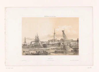 View of the Arsenal at the Port of Lorient (Contemporary France)