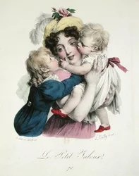 Jealousy, engraved by Francois Seraphin Delpech 1826