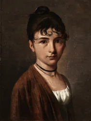 Portrait of a Young Woman with a Necklace