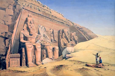 Great Temple of Ramesses II, Abu Simbel, 1846
