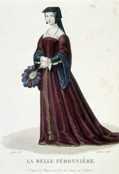 La Belle Ferronnière in “Galerie francaise des femmes célèbres”