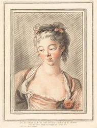 Bust of a Young Woman Looking Down