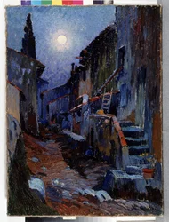 Auriol, Alley with Moonlight