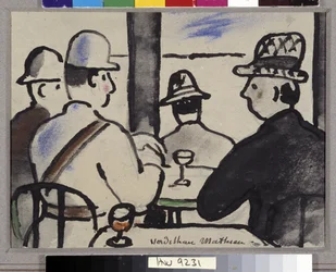 Four Characters at the Bar