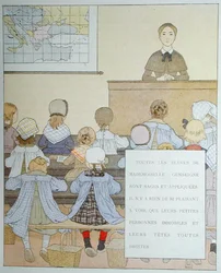 The Pupils of Mademoiselle Genseigne, illustration from 