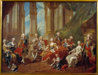 King Philip V of Spain and his family