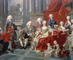 The Family of Philip V of Spain (detail)