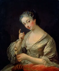 Lady with a Bird, 18th century
