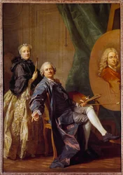 Louis Michel Van Loo Advised by His Sister Marie Anne