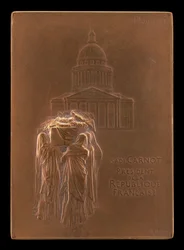 The Body of President Sadi Carnot Borne to the Panthéon [obverse], 1894