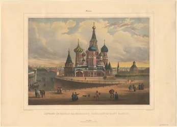 The Basil Cathedral in Moscow