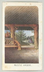 Rustic Arbor, from the series, Views in Central Park, New York, Part 3, 1864