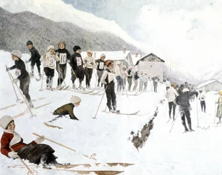 Ski lessons for children