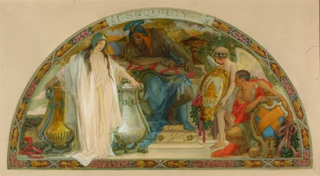 Security (Study for Lunette, Old Senate Office Building)