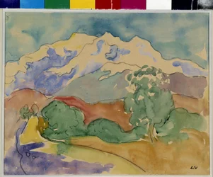 The Sainte Victoire Mountain