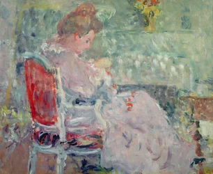 Woman Sewing