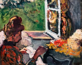 Woman Sitting by the Window (detail)