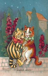 Humorous Cat Postcard