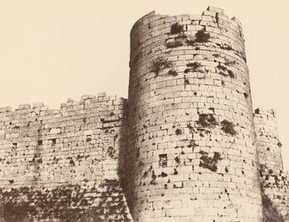 Kalaat-El-Hosn, Second Enclosure, Exterior, Southwest Corner Tower