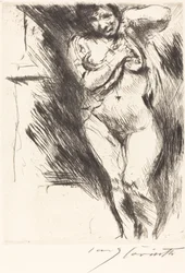 Woman Undressing, 1921