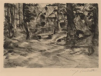 Bench in the Woods II